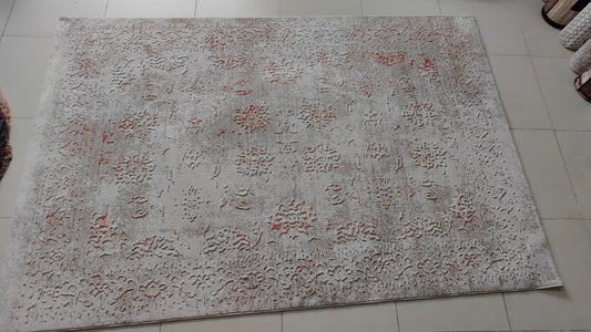Soft Grey Terracotta Textured Rug – Rafay's Interior