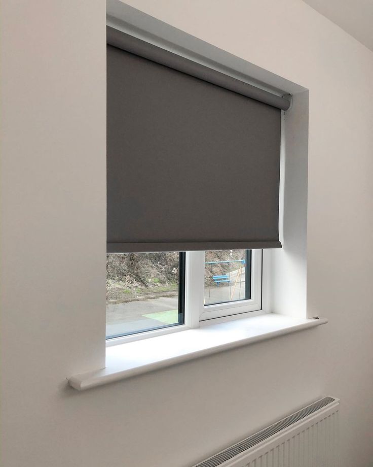 Modern Charm Dark Grey Window Blinds - Rafay's Interior
