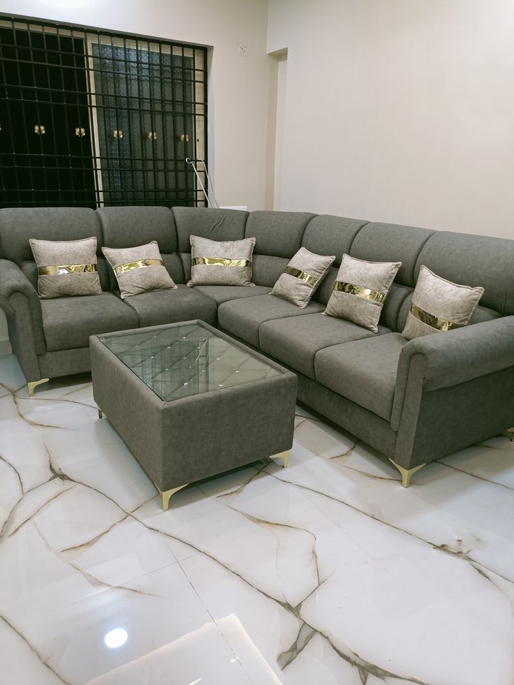 Opulent Charm – Dark Green Velvet Sofa - Rafay's Interior