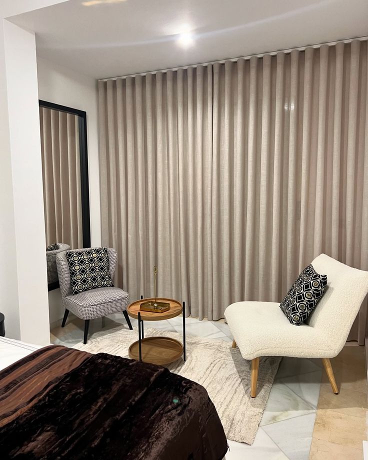 Warm Elegance – Light Brown Curtains - Rafay's Interior